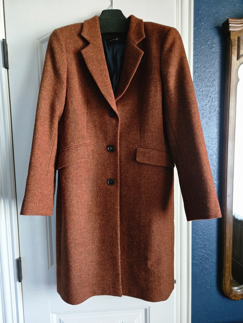Wallwr Slater Ethel Tweed Coat Uk10 - Picture 3 of 9